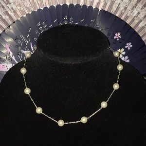 RMN pearl chain necklace